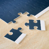 ブルーレイク(スロベニア)の青い時間の写真の風景 ジグソーパズル (側面)