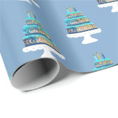 ブルーレイヤお誕生日ケーキ ラッピングペーパー (ロールコーナー)