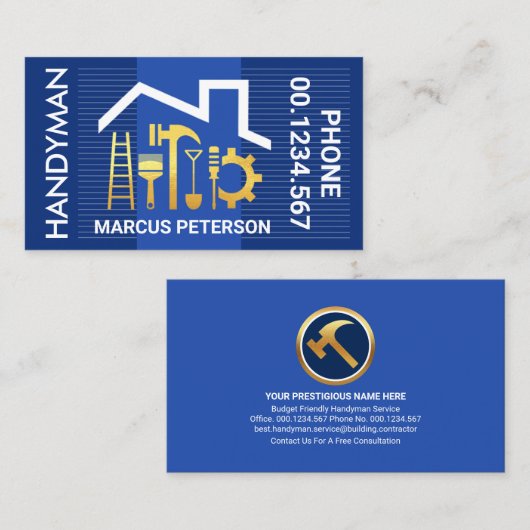 ブルーレイヤラインルーフトップハンドマニングツール 名刺 (正面/裏面)