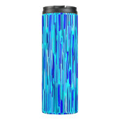 ブルーレインドロップ抽象芸術 タンブラー (裏面)