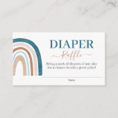 ブルーレインボーおむつラッフルエンクロージャカード エンクロージャーカード (正面)