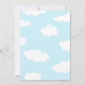 ブルーレインボークラウド祝卒業生へへ 招待状 (裏面)