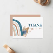 ブルーレインボーサンキューノートカード ノートカード (正面/裏面インサイチュ)