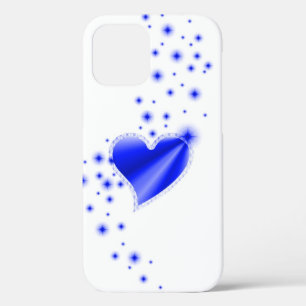 ブルーレインボーハート星 iPhone 12ケース