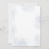 ブルーレインボーベビーシャワー招待状 招待状 (裏面)