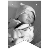 ブルーレインボーベビー1stバースデーフォト バンティングフラッグ (第2の旗)