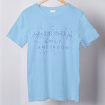 ブルーレインボーモダンとスターブルーベビーシャワー Tシャツ<br><div class="desc">私のレインボー素晴らしスターズの赤ちゃんシャワーのコレクションを紹介する魔法の祝魅惑的な方法は、あなたの小さな喜びの束の近くに到着！楽しいコレクションは楽しい雰囲気を作り出すお洒落よう設計され疑問に思て、お客さまの中で離れの印象を受け継ぐ空間。🌈✨ My Rainbow Stars Baby Shower Collectionは色のパレットを備え鮮やか、あらゆる宇宙を瞬時に明るくする。コレクション内の各アイテムは詳細に注意して慎重に細工され、あなたの特別なイベントのための素晴らしまとまりと視覚的な設定を確保する。</div>