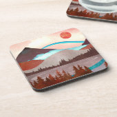 ブルーレインボーランドスケープ コースター (左側)