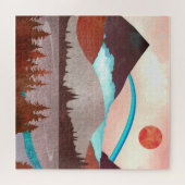 ブルーレインボーランドスケープ ジグソーパズル (横)