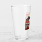 ブルーレインボーランドスケープ タンブラーグラス (右)