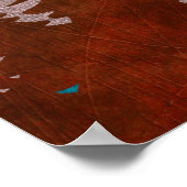 ブルーレインボーランドスケープ ポスター (角)