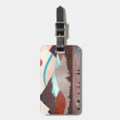 ブルーレインボーランドスケープ ラゲッジタグ (正面縦)