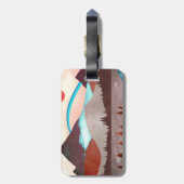 ブルーレインボーランドスケープ ラゲッジタグ (裏面縦)