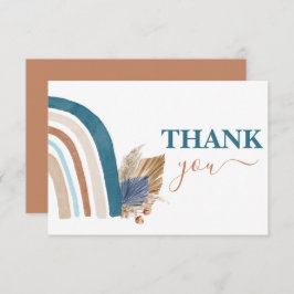 ブルーレインボー感謝していユーズ ノートカード