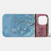 ブルーレインモノグラムバレルレーサー Case-Mate iPhoneケース (裏面 (横))