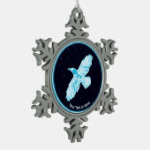 ブルーレイヴンオンスターズ スノーフレークピューターオーナメント (左)