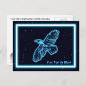 ブルーレイヴン白熱［赤熱］光を放つオンスターズ ポストカード (正面/裏面)