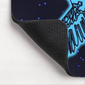 ブルーレイヴン白熱［赤熱］光を放つオンスターズ マウスパッド (コーナー)