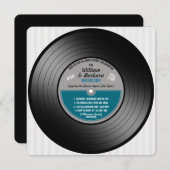 ブルーレコード アニバーサリー パーティー 招待状 (正面/裏面)