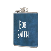 ブルーレザースキットル フラスク (左)