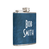 ブルーレザースキットル フラスク (右)