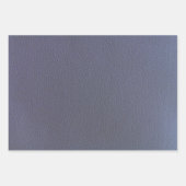 ブルーレザーテクスチャ装飾用クッション ラッピングペーパーシート (正面2)