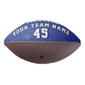 ブルーレザープリントプレイヤー名チーム番号 アメリカンフットボール (回転270)