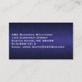 ブルーレザープロフェッショナル標準名刺 名刺 (裏面)