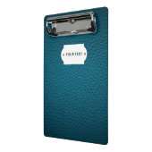 ブルーレザーミニクリップボード ミニクリップボード (アングル2)