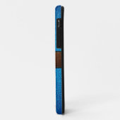 ブルーレザールブラウンラベル Case-Mate iPhoneケース (裏面/左)