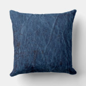 ブルーレザー クッション (裏面)