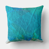 ブルーレザー クッション (裏面)