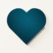 ブルーレザー ノートブック (裏面)