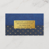 ブルーレザー |断熱材 名刺 (裏面)