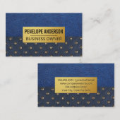 ブルーレザー |断熱材 名刺 (正面/裏面)