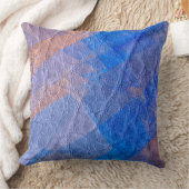 ブルーレザー#2 クッション (ブランケット)