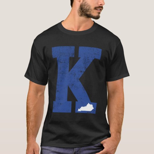 ブルーレターKケンタッキー Tシャツ (正面)