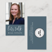 ブルーレッツトークエステート実在プロフェッショナル 名刺 (正面/裏面)