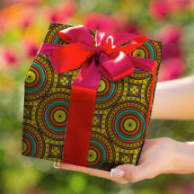 ブルーレッドカッコいいイエローレトロ幾何学民族部族