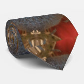 ブルーレッドクリスマスデコレーションボーブル ネクタイ (ロール)