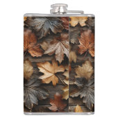 ブルーレッドクリーム秋紅葉 フラスク (裏面)