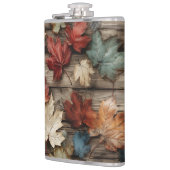 ブルーレッドクリーム秋紅葉 フラスク (左)