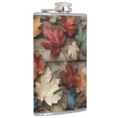 ブルーレッドクリーム秋紅葉 フラスク (右)