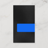 ブルーレッドグリーングレー魅力的な名刺 名刺 (裏面)