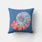 ブルーレッドグレーノーチラスオンブルー クッション (裏面)