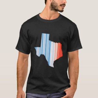 ブルーレッドグローバル温度 – テキサス州気候変動 Tシャツ