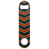 ブルーレッドシボストライプロン製カッティングボード スピード栓抜き (裏面)