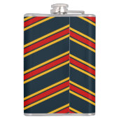 ブルーレッドシボストライプロン製カッティングボード フラスク (裏面)