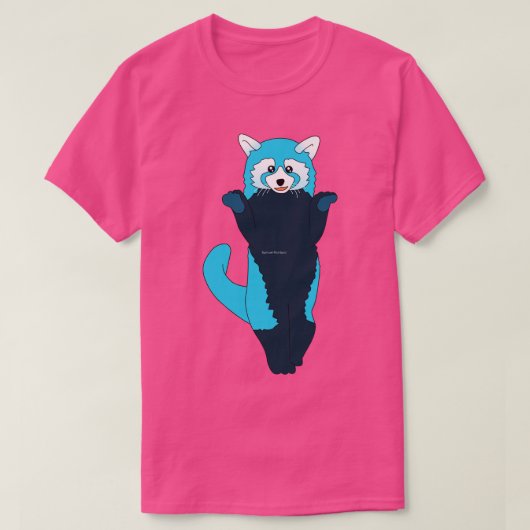 ブルーレッドパンダ2 Tシャツ (デザイン正面)