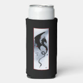 ブルーレッドフラワーズブラックドラゴン スリム缶クーラー (Seltzer正面)